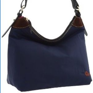 NWT DOONEY & BOURKE LARGE ERICA HOBO BAG, NAVY